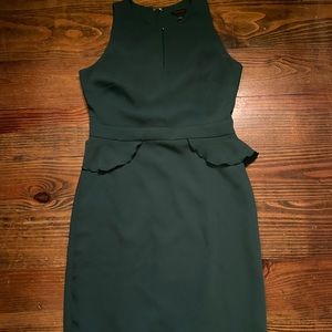 Ann Taylor Kelly Green dress.